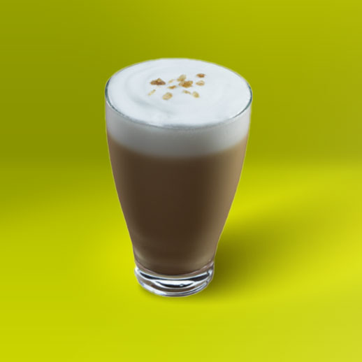 Flavoured latte caramel